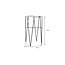 Mica Decorations Blom Iron Plant Stand - Black