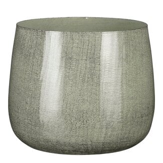 Mica Decorations Benson Iron Indoor Plant Pot - Light Grey