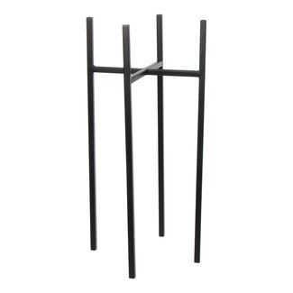 Mica Decorations Ascot Iron Plant Stand - Black - L24 × W24 × H55 cm