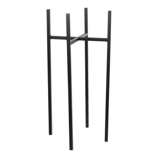 Mica Decorations Ascot Iron Plant Stand - Black - L24 × W24 × H55 cm