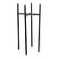 Mica Decorations Ascot Iron Plant Stand - Black - L24 × W24 × H55 cm