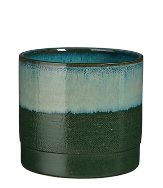 Mica Decorations Bloempot binnen Donkerbruin 1Aardewerk