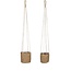 Mica Decorations Atlantic Pflanzkorb aus Jute - Hellbraun - H16 × Ø16 cm
