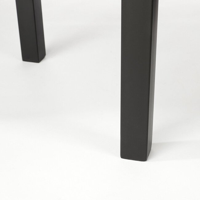 Mica Decorations Ascot Pflanzenständer aus Eisen - Schwarz - L41,5 × B41,5 × H50 cm