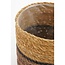 Mica Decorations Damian Seagrass Plant Baskets - Brown - Set of 2