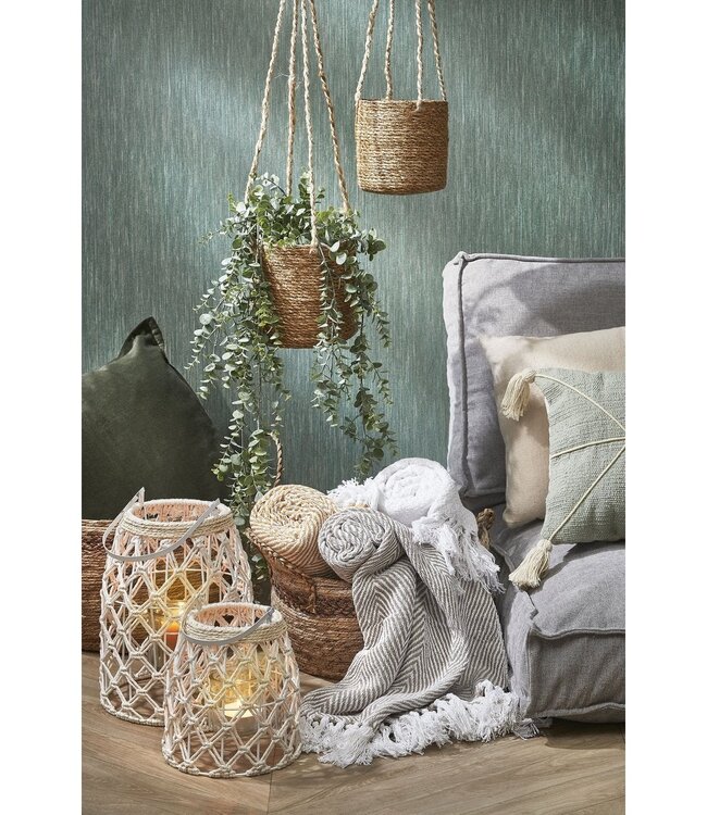 Plantenmand set Lichtbruin 2Zeegras