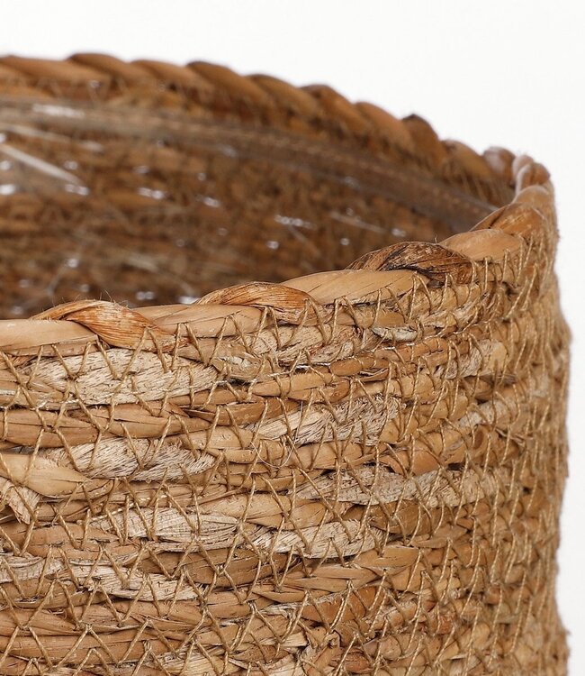 Plantenmand set Lichtbruin 3Zeegras