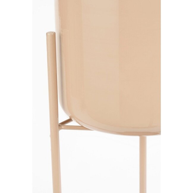 Bloempot binnen Bruin 1Ijzer