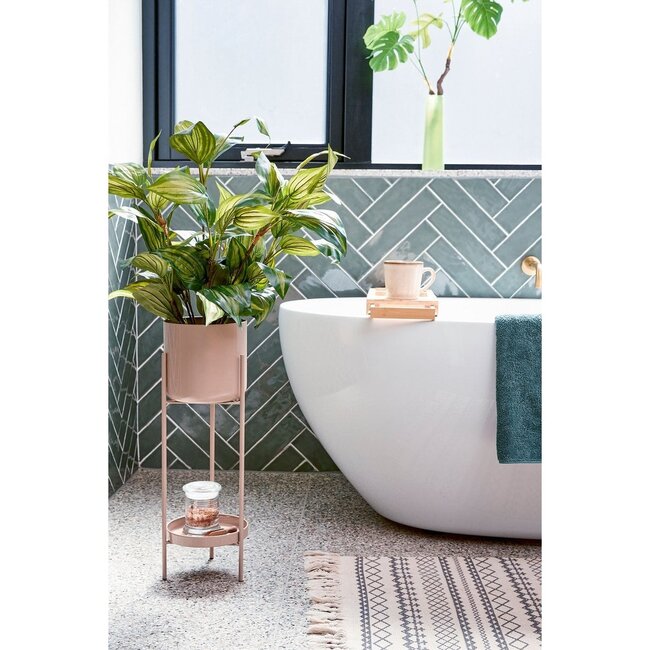 Bloempot binnen Bruin 1Ijzer