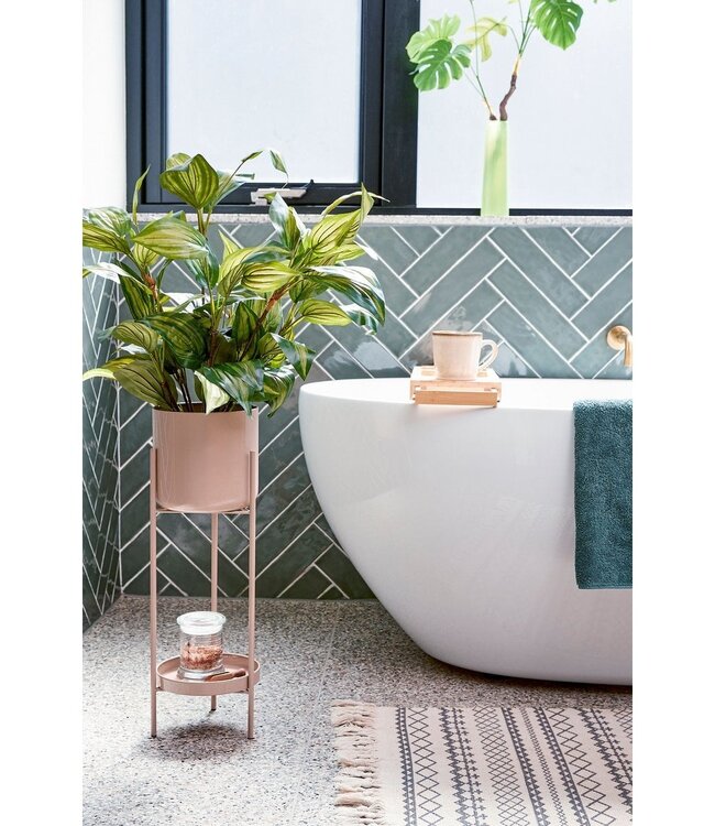 Bloempot binnen Bruin 1Ijzer