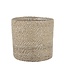 Mica Decorations Atlantic Pflanzkorb aus Jute - Creme - H20 × Ø20 cm