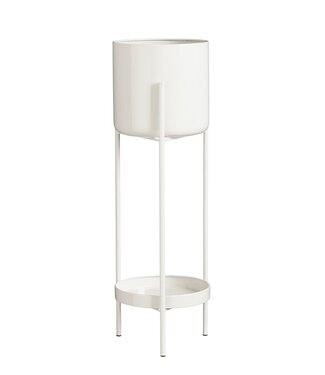 Mica Decorations Bloempot binnen Wit 1Ijzer