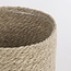 Mica Decorations Atlantic Pflanzkorb aus Jute - Creme - H20 × Ø20 cm