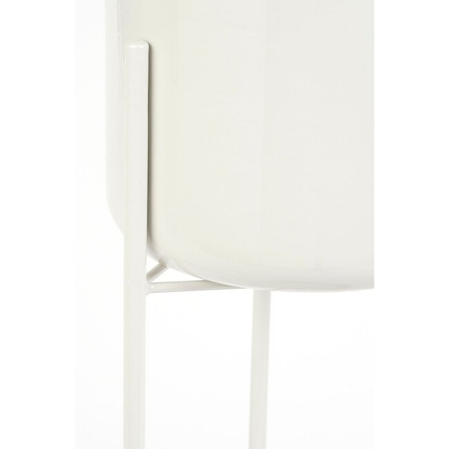 Bloempot binnen Wit 1Ijzer