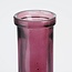 Mica Decorations Rioja Flaschenvase aus Glas - Dunkelrot - H50 cm