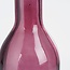 Mica Decorations Rioja Flaschenvase aus Glas - Dunkelrot - H50 cm
