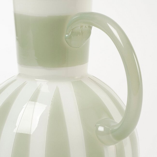 Mica Decorations Bazaar Vase aus Glas - Hellgrün