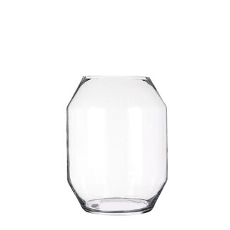 Mica Decorations Dali Vase aus Glas - Transparent - H33 × Ø25 cm
