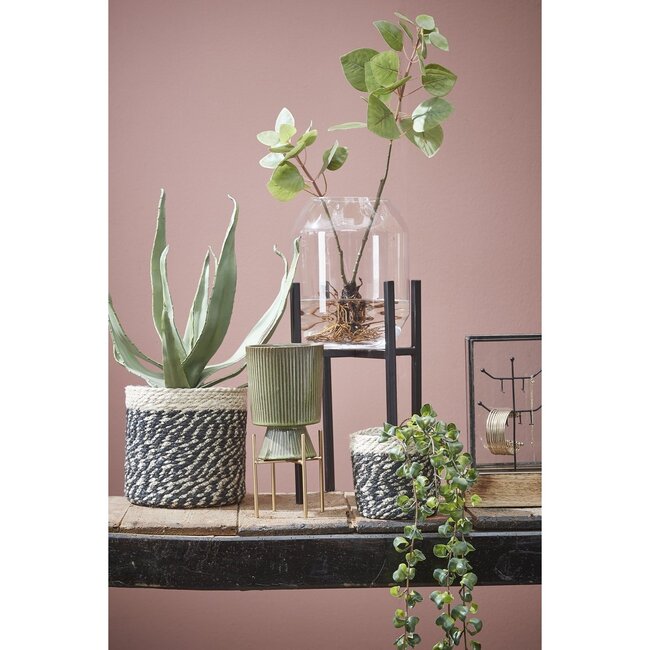 Mica Decorations Dali Glass Vase - Clear - H33 × Ø25 cm