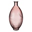 Mica Decorations Firenza Glass Bottle Vase - Light Pink - H59 cm