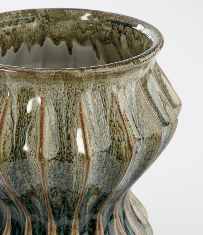 Vaas Groen 1Keramisch