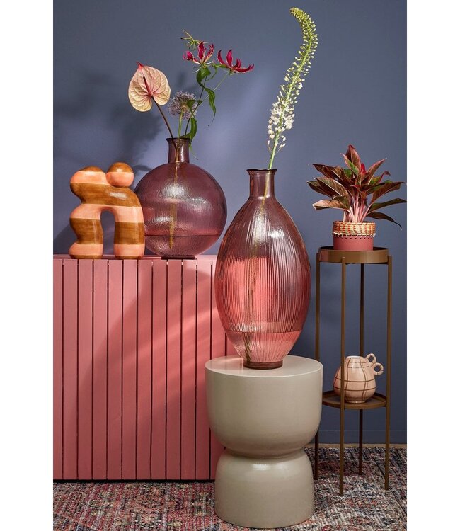 Decoratieve fles Lichtroze 1Glas