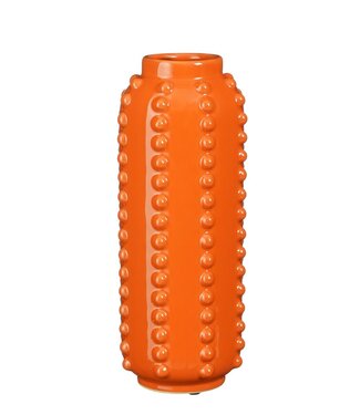 Mica Decorations Vaas Oranje 1Keramisch