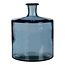 Mica Decorations Decoratieve fles Blauw 1Glas