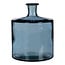 Mica Decorations Guan Flaschenvase aus Glas - Blau - H26 × Ø21 cm
