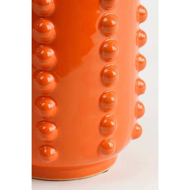 Mica Decorations Boaz Ceramic Vase - Orange - H30 cm
