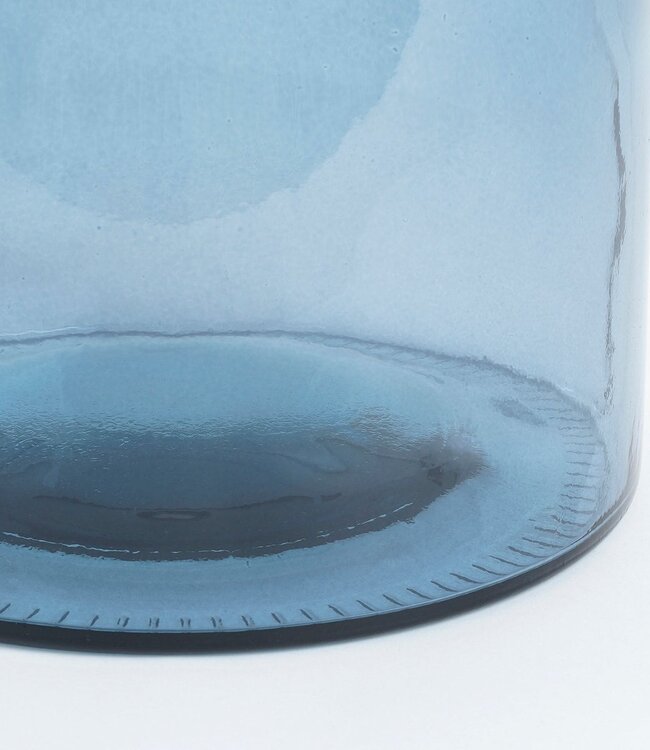 Decoratieve fles Blauw 1Glas