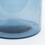 Mica Decorations Guan Glass Bottle Vase - Blue - H26 × Ø21 cm