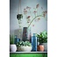Mica Decorations Guan Flaschenvase aus Glas - Blau - H26 × Ø21 cm