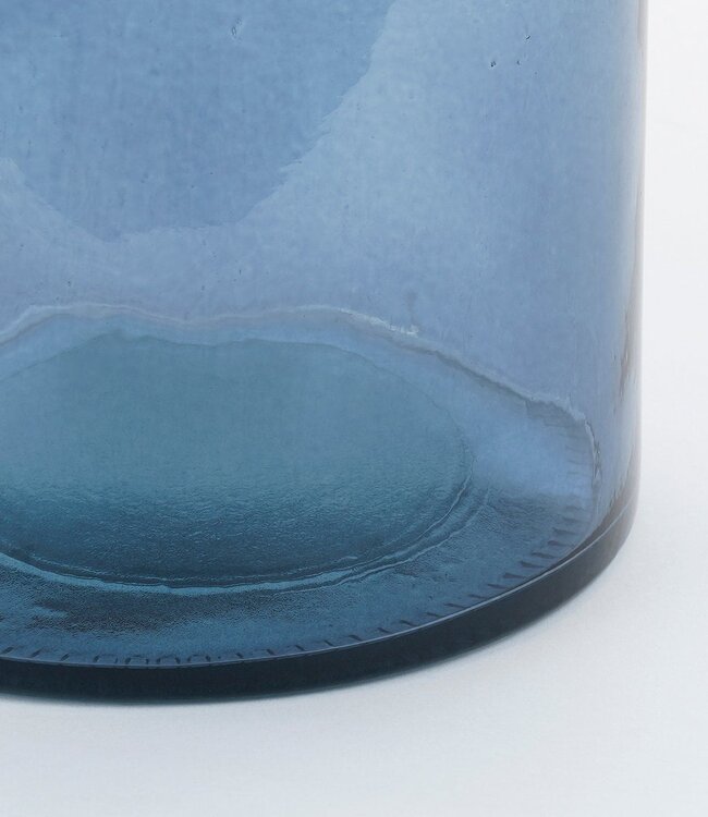 Decoratieve fles Blauw 1Glas
