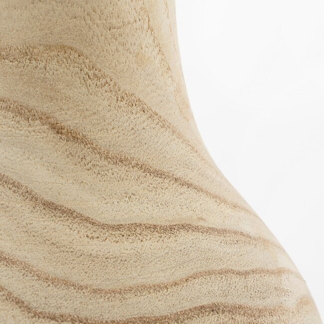 Vaas Lichtbruin 1Paulownia hout