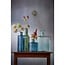 Mica Decorations Guan Flaschenvase aus Glas - Blau - H40 × Ø15 cm