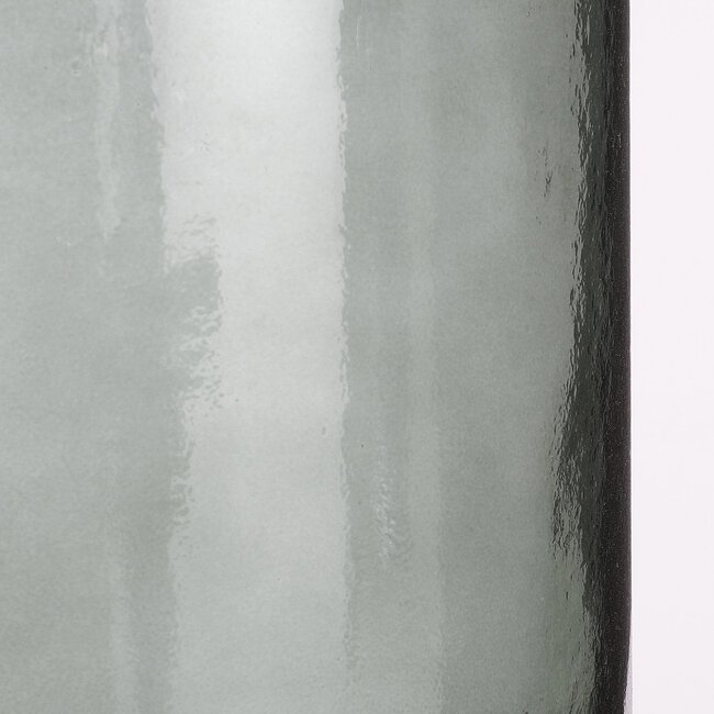 Mica Decorations Guan Glass Bottle Vase - Grey - H26 × Ø21 cm