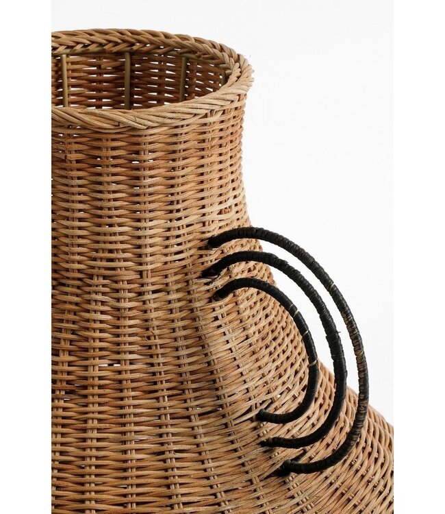 Decoratieve vaas Lichtbruin 1Rotan hout