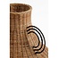 Mica Decorations Fabiola Rattan Decorative Vase - Light Brown - H43 cm