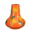 Mica Decorations Ava Ceramic Vase - Orange - H30 cm