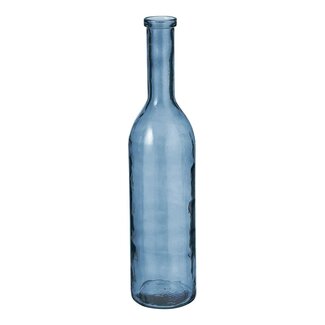 Mica Decorations Rioja Flaschenvase aus Glas - Hellblau