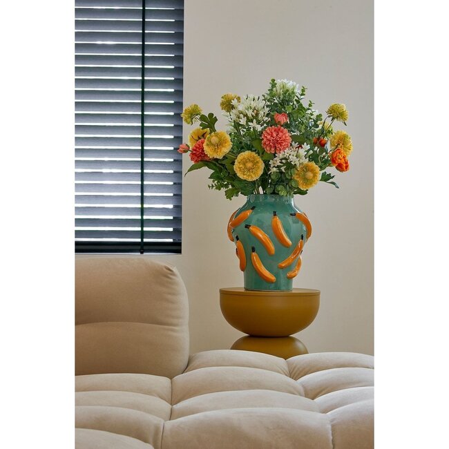 Mica Decorations Moza Ceramic Vase - Green - H30 cm