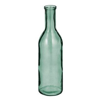 Mica Decorations Rioja Glass Bottle Vase - Grey