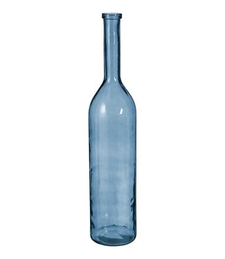 Mica Decorations Decoratieve fles Lichtblauw 1Glas