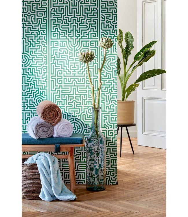 Decoratieve fles Lichtblauw 1Glas