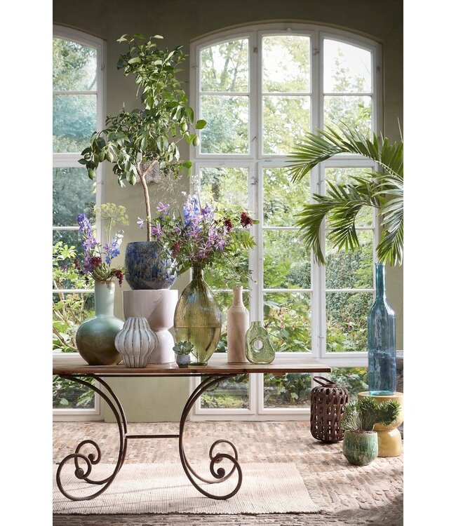 Decoratieve fles Lichtblauw 1Glas