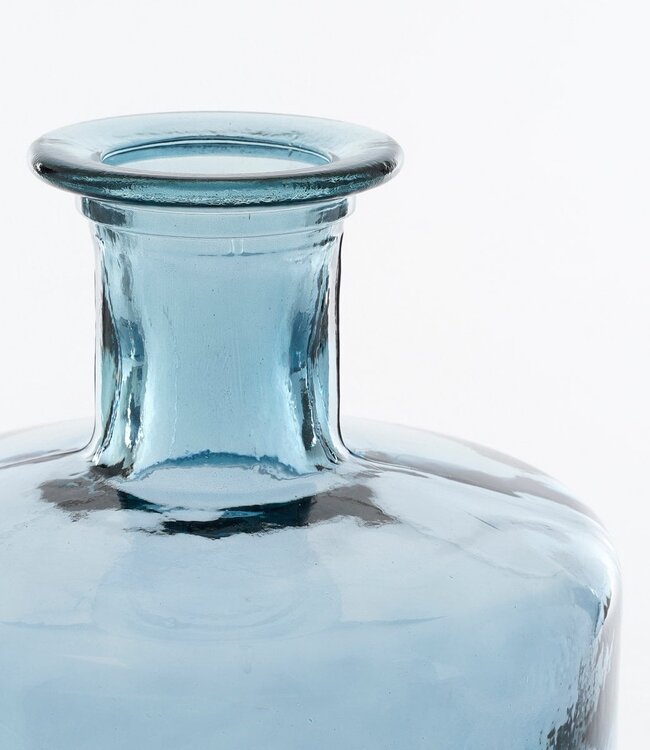 Decoratieve fles Blauw 1Glas