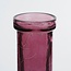 Mica Decorations Rioja Flaschenvase aus Glas - Dunkelrot - H75 cm