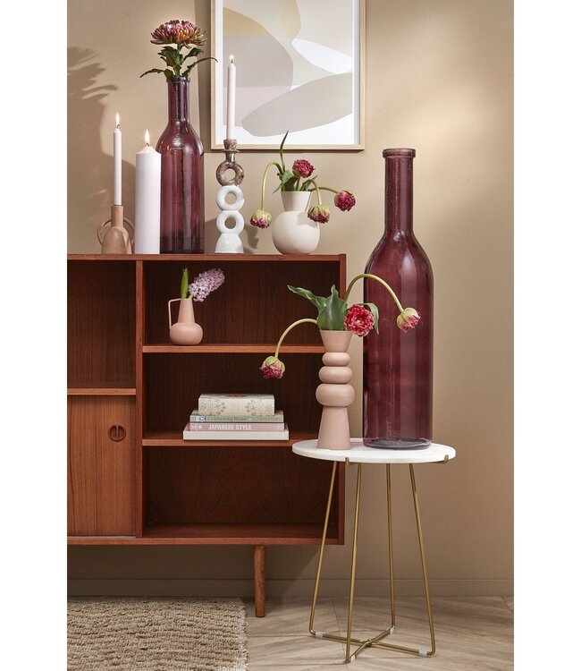 Decoratieve fles Donkerrood 1Glas