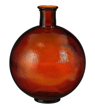 Mica Decorations Decoratieve fles Donkerbruin 1Glas